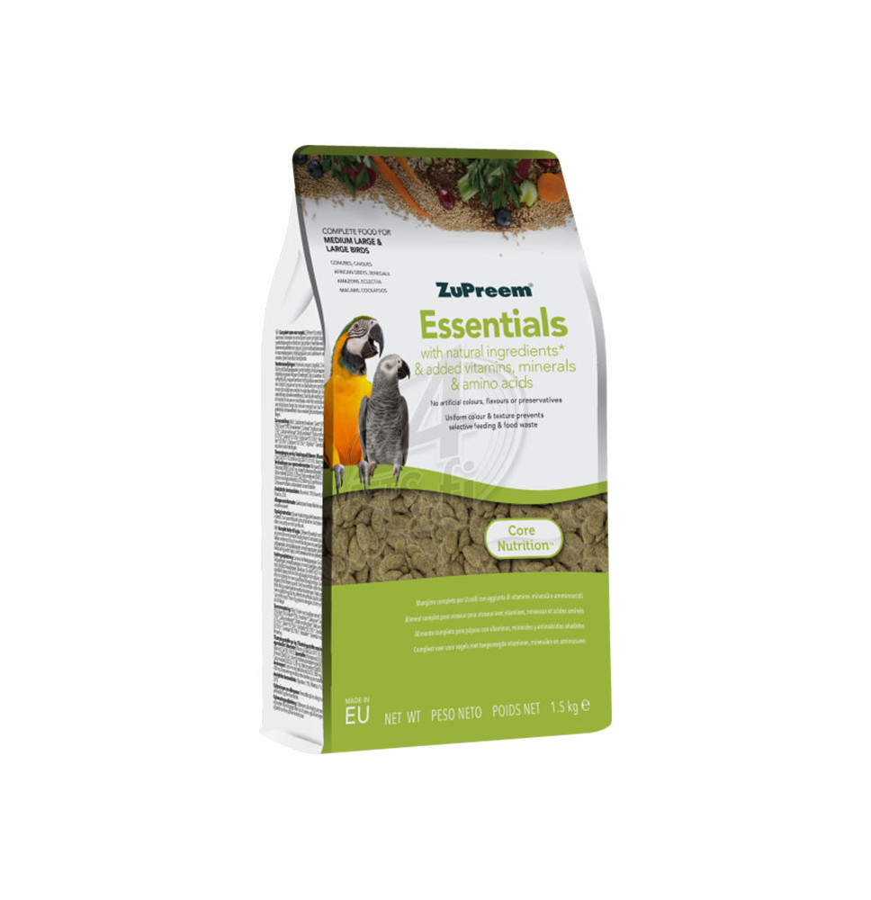 ZuPreem Essentials Natural M/L 1,5 kg 